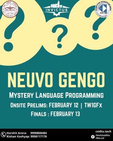 Attractions of Invictus 2018 (CSI-DTU Techfest)