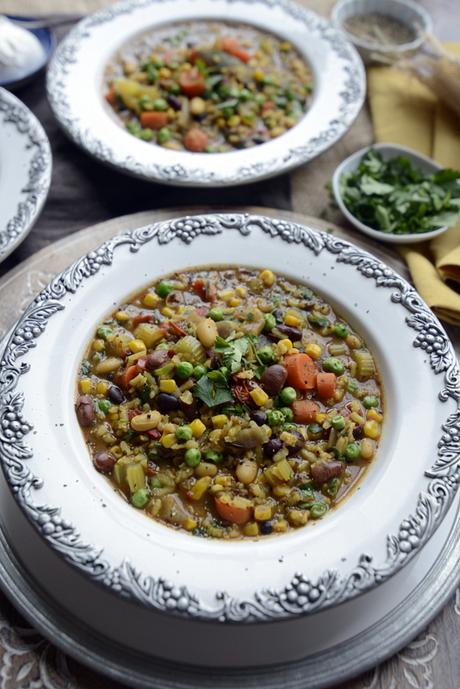 indian inspired biryani vegetable soup