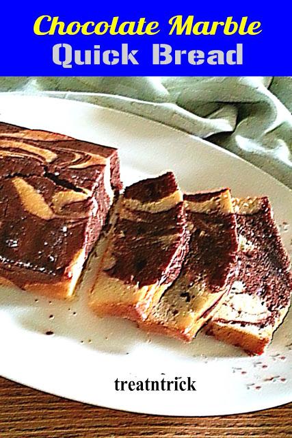 Chocolate Marble Quick Bread Recipe @ treatntrick.blogspot.com Chocolate Marble Quick Bread Recipe @ treatntrick.blogspot.com