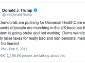 Trump Wrong Dissing British Health Care System