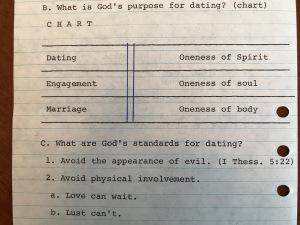 Teaching Notes: Dating and Marriage