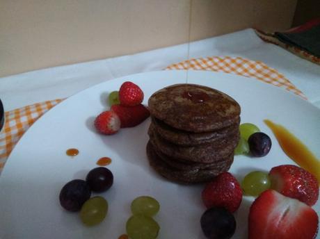 Oats and Finger Millet pancakes