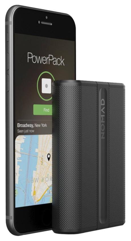 The Nomad Powerpack: trackable battery