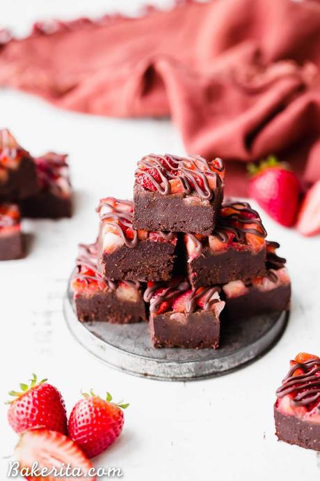 Chocolate Strawberry Fudge (Paleo + Vegan) This Chocolate Strawberry Fudge is a simple and delicious five-ingredient recipe you'll want to make over and over! It tastes just like chocolate covered strawberries, but way easier to make. There's no cooking required for this gluten-free, paleo and vegan fudge recipe.