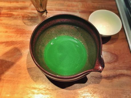 thick matcha-powder-koicha-in bowl-ready to drink