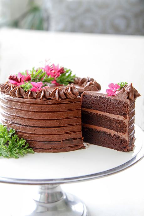 Mini Layered Chocolate Cake