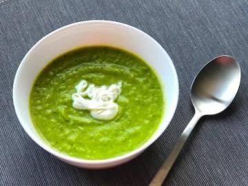 Courgette and Pea Soup Recipe