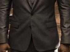 Cottonmouth’s Gray Wool-Silk Suit Luke Cage