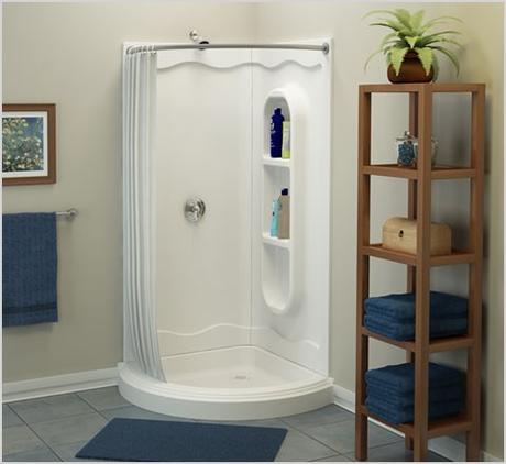 corner shower with curtain shower corner spankin new shower enclosures