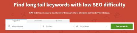 kwfinder keyword difficulty