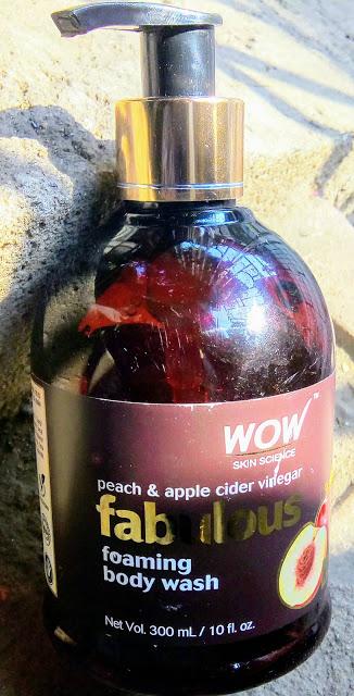 WOW Peach and Apple Cider Vinegar fabulous foaming body wash