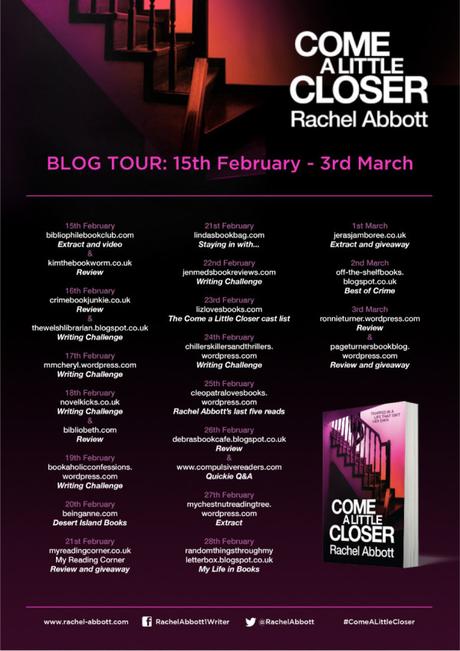 Blog Tour – Come A Little Closer by Rachel Abbott