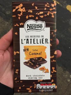 Nestle L'atelier Salted Caramel Dark Chocolate 