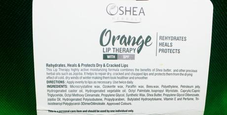 Oshea Orange Lip Therapy Review