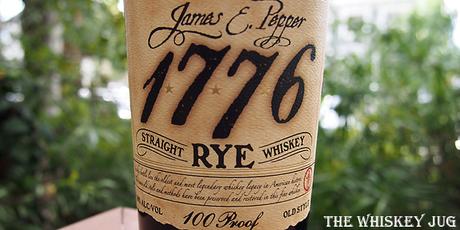 James E Pepper Rye Label