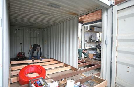 shipping container garage