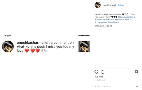 This Is How Anushka Sharma Replied To Virat Kohli’s Romantic Photo WIth Her!