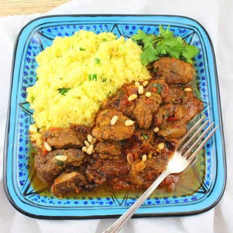 Slow Cooker Lamb and Rhubarb Tagine #FantasticalFoodFight Slow Cooker Lamb and Rhubarb Tagine #FantasticalFoodFight