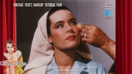 Vintage 1950s Makeup Tutorial Film 20-vintage-1950s-makeup-tutorial-powder