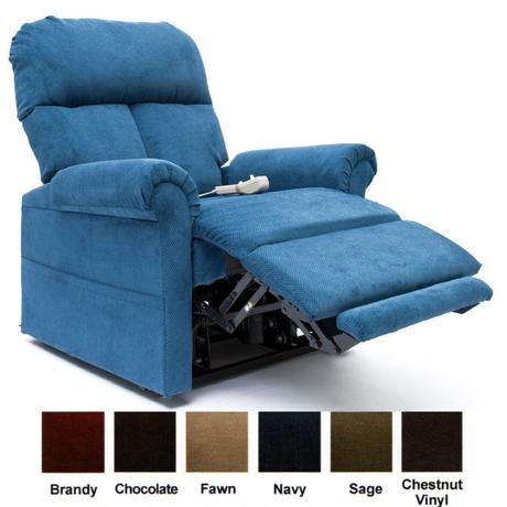 Easy Comfort LC-100 Infinite Position Lift Chair - Navy - lane stallion comfort king recliner