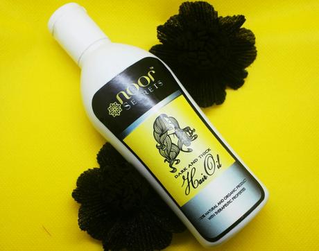 Noor Secrets Dark & Thick Herbal Hair Oil Review