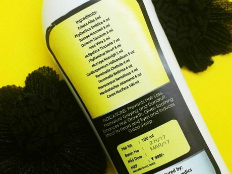 Noor Secrets Dark & Thick Herbal Hair Oil Review