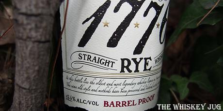 James E Pepper Barrel Proof Rye Label