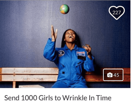 Teenager Raises $20k To Send Girls To See Wrinkle In Time