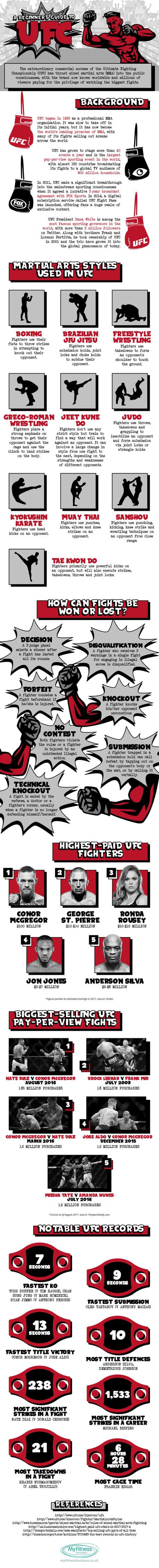 Infographic: A Beginner’s Guide to UFC