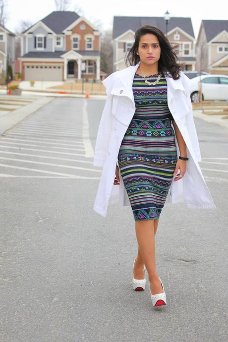 Dress  - Target  Shoes - Rare Jacket - Armani Jewelry - Rocksbox Tanvii.com