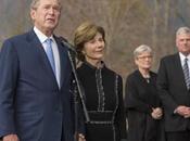 President George Bush Laura Their Respects Billy Graham