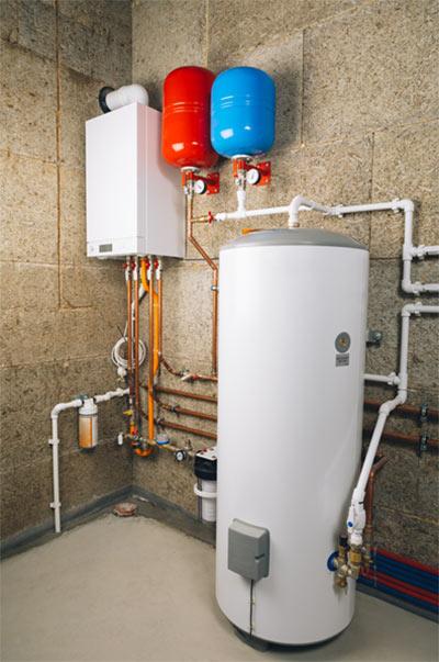 upright water heater