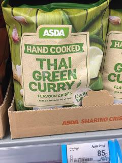 Asda Hand Cooked Thai Green Curry Crisps