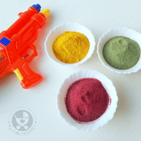 Have a blast and save the planet this Holi with these 3 Ingredient natural Holi colors - made from fresh vegetables! Great for your skin and easy to clean up!