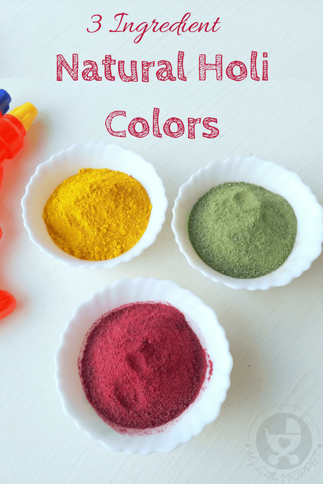 Have a blast and save the planet this Holi with these 3 Ingredient natural Holi colors - made from fresh vegetables! Great for your skin and easy to clean up!