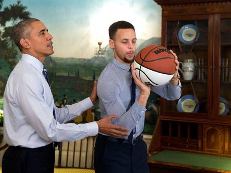 Steph Curry Partners With Barack Obama To Auction Off Custom Sneakers