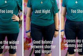 Where to End Tops to Make Your Hips and Tummy Look Slimmer