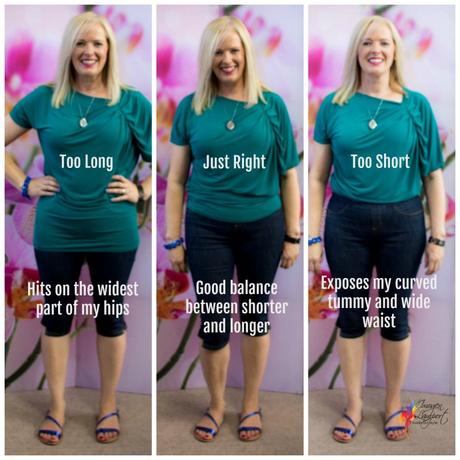 Where to End Tops to Make Your Hips and Tummy Look Slimmer