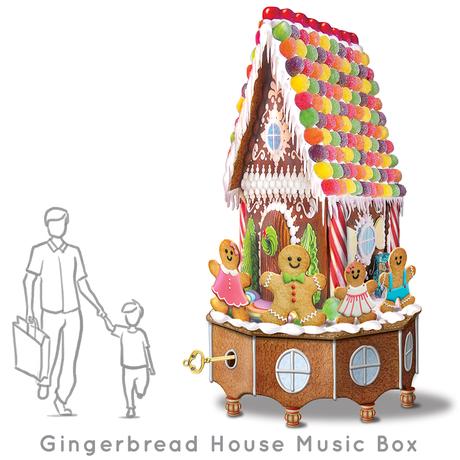 Santa-Photo-Area-Jay-Montgomery-Gingerbread House Music Box