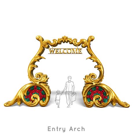 Santa-Photo-Area-Jay-Montgomery-Entry Arch