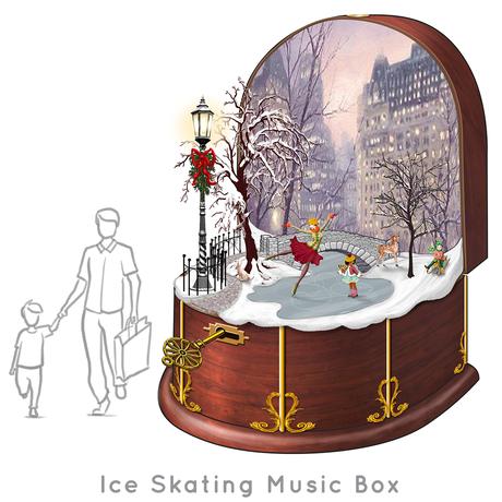 Santa-Photo-Area-Jay-Montgomery-Ice Skating Music Box