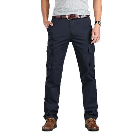 men's navy blue cargo pants