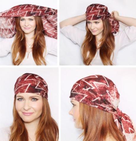 How to Tie A Head Scarf Fashionably and Easily