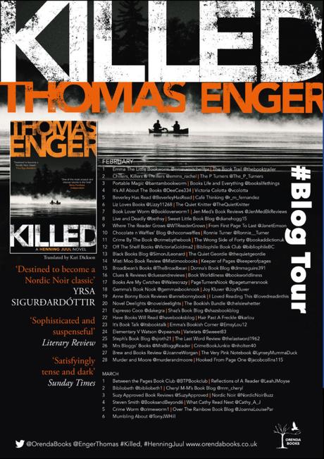 Blog Tour – Killed (Henning Juul #5) by Thomas Enger, translated by Kari Dickson