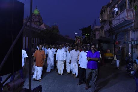 moksha deepam at Thiruvallikkeni # sidhi of Sri HH Pujyasri Jayendra Saraswathi Swamigal