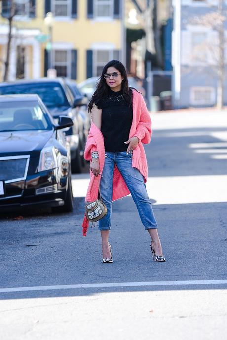 open letter to Instagram, casual style, style influencer, lace top, embellished boyfriend jeans, girlfreind jeans, floral heels, myriad musings 