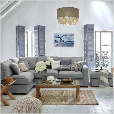 grey corner sofa