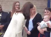 Kate Middleton Gorgeous Budget Friendly White Coat School Visit