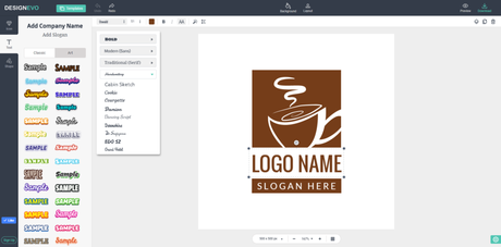 DesignEvo Create Online Logos