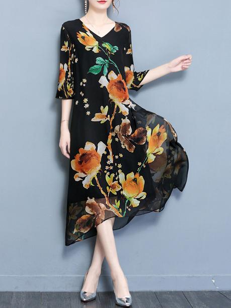 floral O-newe dresses
